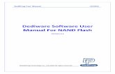 Dediware Software User Manual For NAND Flash