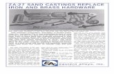 ZA-27 SAND CASTINGS REPLACE IRON AND BRASS HARDWARE