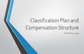Classification Plan and Compensation Structure
