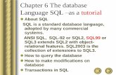 Chapter 5 The database Language SQL