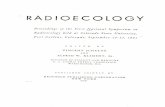 Radioecology 1963 - cricket.biol.sc.edu