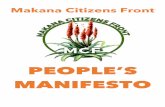 MCF MANIFESTO 2021 - makana-citizens-front.org.za