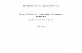 Boston Housing Authority City of Boston Voucher Program (CBVP)