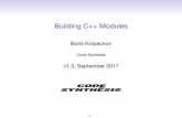 Building C++ Modules