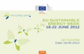 EU SUSTAINABLE ENERGY WEEK 18-22 JUNE 2012