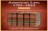 American Law, 1762–1853