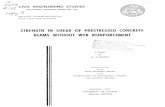 STRENGTH IN SHEAR OF PRESTRESSED CONCRETE BEAMS …