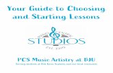 Your Guide to Choosing and Starting Lessons