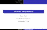Balanced Programming - SJTU