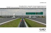 Tools for asset management: TEM recommendations for road ...