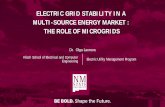 ELECTRIC GRID STABILITY IN A MULTI-SOURCE ENERGY …