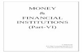 MONEY FINANCIAL INSTITUTIONS (Part-VI)
