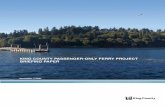 KING COUNTY PASSENGER-ONLY FERRY PROJECT BRIEFING PAPER