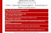 Welcome to the PMLL Special Presentation: Roadmap to PMP ...