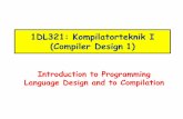 1DL321: Kompilatorteknik I (Compiler Design 1)