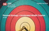 Focused strategy = Accelerated Wealth Creation