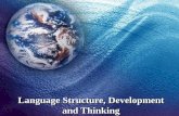Language Structure Development and Thinking