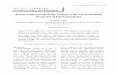 Recent Achievements in the Analysis of the Electrochemical ...