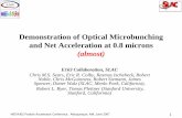 Demonstration of Optical Microbunching and Net ...