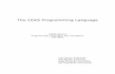 The CEAS Programming Language