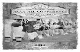 Quad-A All-Conference Football Program