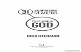 31 Surprising Reasons to Believe in God