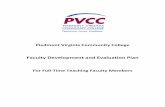 Faculty Development and Evaluation Plan - PVCC