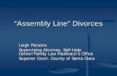 “Assembly Line” Divorces - California