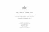 VICTIMS OF CRIME ACT - Alberta Queen's Printer - Government of