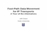 Fast-Path Data Movement for IP Transports - Duke University