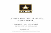 ARMY INSTALLATIONS STRATEGY