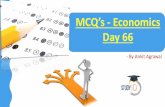 MCQ’s - Economics Day 66