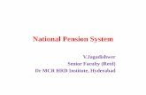 National Pension System 2004 - mcrhrdi.gov.in