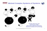 Wicked Complex Systems of Systems