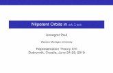 Nilpotent Orbits in atlas - unizg.hr