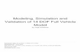 Model Validation of 14 DOF Full Vehicle Modeling ...