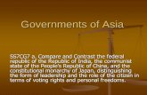 Governments and Economics of Asia