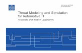 Threat Modeling and Simulation for Automotive IT