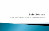 Chief Procurement Office of Higher Education