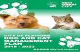 CITY OF PLAYFORD DOG AND CAT MANAGEMENT PLAN