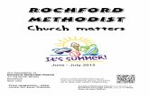 Rochford Methodist Church matters