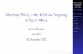 MonetaryPolicy underInﬂation- SouthAfrica SerenaMerrino ...