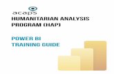 Humanitarian Analysis Program (HAP) Power BI Training Guide