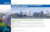 Pall Helium Integrity Test for Allegro Single-Use Systems