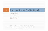 1 Introduction of Audio Signals - National Chung Cheng ...