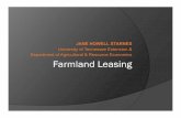 Farmland Leasing - Tennessee Farmland Legacy