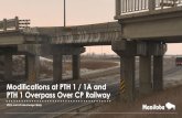 Modifications at PTH 1 / 1A and PTH 1 Overpass Over CP Railway