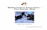 Mathematics Education - The Nordic Way - Matematikksenteret