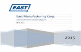Parts ordering system manual - East Manufacturing