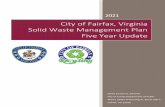 City of Fairfax, Virginia Solid Waste Management Plan Five ...